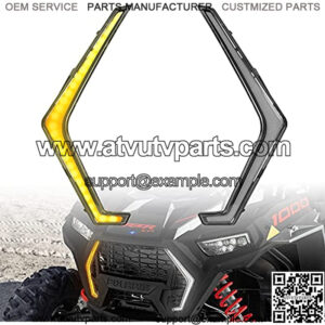 RZR XP 1000 Turn Signal Fang Light Spiral RGB Chase Light Compatible with 2019 2020 2021 Polaris RZR XP 1000 Turbo,5% coupon applied at checkout,with coupon