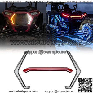 RZR XP 1000 Fang Accent Light Kit, IP67 Front RZR Street Legal Light Kit Turn Signal light and Rear RZR Center Taillight Compatible with 2019 2020 2021 Polaris RZR XP 1000 Turbo # 2884053