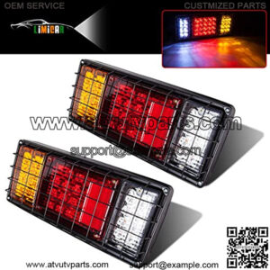 40 LED Trailer Tail Lights Kit Waterproof Turn Signal Brake Reverse Running Lights LED Tail Light for Truck Boat Trailer UTV UTE RV Camper Pickup (2 Pack),5% coupon applied at checkout,with coupon