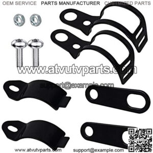 Turn Signals Mount Bracket Motorcycle Indicator Relocation Kit Fork&Shock Holder Clamps Compatible with Harley Honda Kawasaki Cafe Racer Bobber