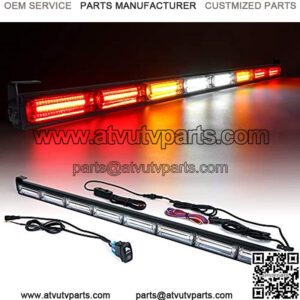 36" COB LED Chase Strobe Light Bar, Offroad Safety Flashing Rear Lightbar w/ Brake, Reverse and Turn Signal Light for UTV, ATV, Polaris RZR, Maverick X3, Yamaha, Quad, Jeep - RRYWWYRR