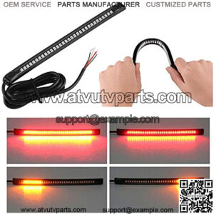 Universal led Harley Davidson Light Strip Tail Brake Stop Turn Signal 32LED 8" Flexible led light for motorcycle