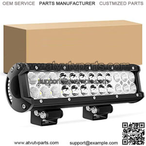 NI06A-72W 12Inch 72W Spot Flood Combo Led Light Bar Off Road Lights Boat Lights Fog Light Driving Lights LED Work Light for Trucks, 2 Years Warranty