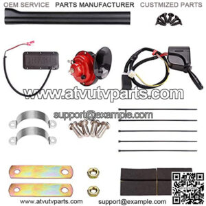 Universal Golf Cart Turn Signal Kit with Horn Brake Light Switch, 9-Pin Plug Upgrade Wiring Harne- 12V