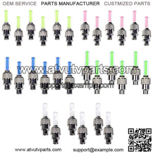 CUGBO Pack of 30 Led Flash Tyre Wheel Valve Cap Light for Car Bike Bicycle Motorcycle Wheel Light Tire (Red, Yellow, Blue, Green, Mixed)