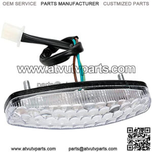 12V Led Rear Brake Tail light for 50cc 70cc 90cc 110cc 125cc Taotao 110B Boulder B1 Coolster 3050C Vitacci HAWK Peace Roketa Sunl BMS Bamboo RPS Raider 6 ICEbear JCL Chinese Quad ATV 4-Wheeler
