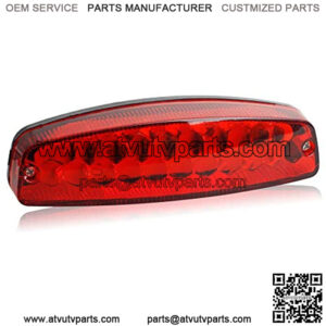 LED Rear Brake Tail Light Red Motorcycle Taillight Compatible with 50cc 70cc 90cc 110cc 125cc Scooter Moped Quad Taotao Sunl JCL Coolster Roketa Kazuma Chinese Atvs