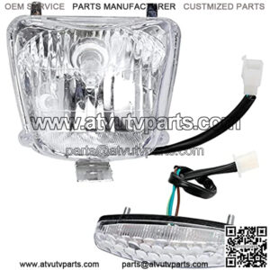 12V Front Head Light Lamp and Rear Brake Tail light for 50cc 70cc 90cc 110cc 125cc Taotao 110B Coolster 3050C Vitacci HAWK Peace Roketa Sunl BMS RPS Raider 6 ICEbear Chinese Quad ATV 4 Wheeler