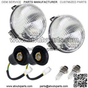 Left & Right Headlight Kit for Yamaha Grizzly 600 YFM600F 4X4 1999 2000 2001