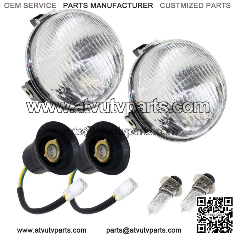 Left & Right Headlight Kit for Yamaha Grizzly 600 YFM600F 4X4 1999 2000 2001