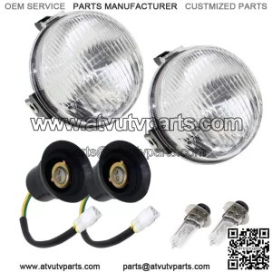 Left And Right Headlight Kit for Yamaha Rhino 450 YXR450 YXR 450 4X4 2006-2009
