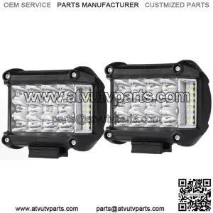 4" Side Shooter Pods LED Work Light Bar for Can-am Polaris RZR ATV UTV  (For: More than one vehicle)