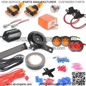 Mule Pro FXT Turn Signal Horn Kit Street Legal Lights Kawasaki EPS Camo LED