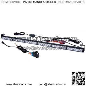 36 IN Rear Chase LED Light Bar For ATV UTV Polaris Reverse Running RYGYGR (For: More than one vehicle)