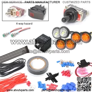 Mule Pro FXT Turn Signal LED Light Kit Street Legal Lights Kawasaki EPS Camo LED