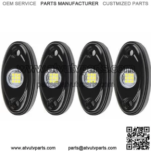 4X LED Rock Lights SMD Underbody Light For Jeep Offroad Truck Waterproof White (For: More than one vehicle)