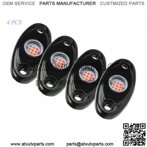 4PCS LED Rock Lights Wheel Well Under Glow Light For Polaris Sportsman ATV UTV  (For: More than one vehicle)