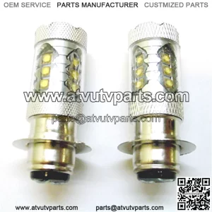 For Kawasaki KAF950 Mule 3010 Super White LED 80W Headlights 2004 2007 2008 2009