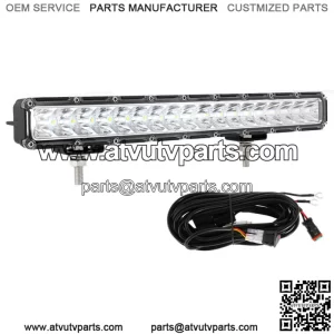 14" 60W LED Work Light Bar Single Row Spot Offroad Driving Lamp ATV UTV (For: More than one vehicle)