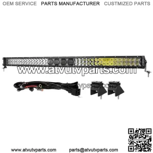 5D PRO 42" 256W LED Light Bar Reflector+Lens Combo Beam Off-road ATV UTV (For: More than one vehicle)