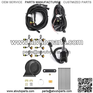 UTV ATV LED Turn Signal Light Kit w/Horn Toggle Switch for Polaris Can Am Honda