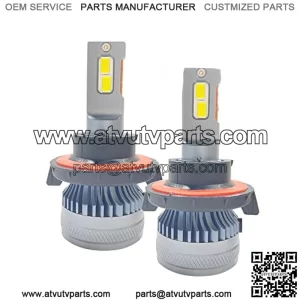 LED Bulbs with Built-in LED Decoder for Polaris Ranger 800 900 1000 XP Bulb, RZR 570/900/1000s 4012279,Hi/Lo Beam 28000LM 136W Cool White, 2-Pack