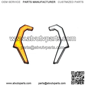 LED Grille Accent Lights Assembly for RZR XP 2014-2018, LDETXY Front Signature Accent Grille Lamps Fang Lights for Polaris RZR XP 4 1000 2014-2018 / RZR 900 XC 900S 2015-2020 Accessories (2PCS)