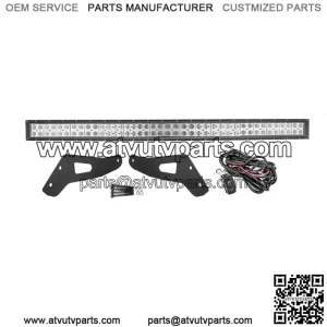 Roof Windshield 52" Curved LED Light Bar & Mount Bracket For Can-Am Maverick X3