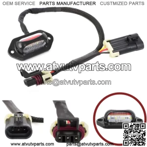 Rear LED License Plate Light Kit For Can-AM Maverick X3 2017-2022 Plug and Play