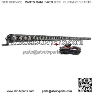 Fit Can-am Maverick X3 DS RS MAX Strobe 50" LED Light Bar Upper Roof w/Wire Kit