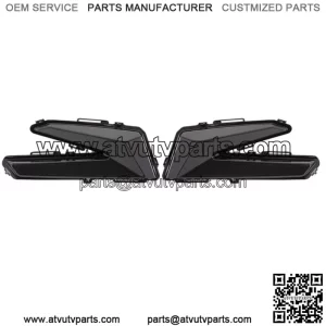 PAIR BLACK LED TAIL LIGHTS FOR 2017+ CAN AM MAVERICK X3 TURBO X DS RC RS SMOKED (For: Can-Am Maverick X3)