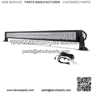 Fit Can-am Maverick X3 DS RS MAX Curved 52" inch RGBW LED Light Bar