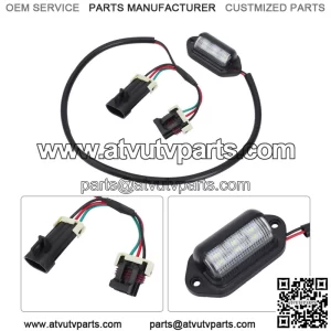 LED License Plate Light Plug-n-Play for Can-AM Maverick X3 Max R 2017-2021 ATV