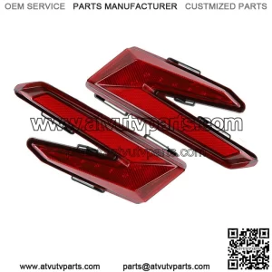 For 2017-2021 Can Am Maverick X3 R Turbo Left Right Red LED Brake Tail Lights