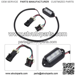 LED License Plate Light for Can-AM Maverick X3 (Plug N Play) ATV Alpha Rider NEW