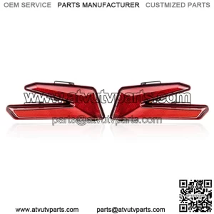 For 2017-23 Can Am Maverick X3 Max RR Turbo Left Right Red LED Brake Tail Lights