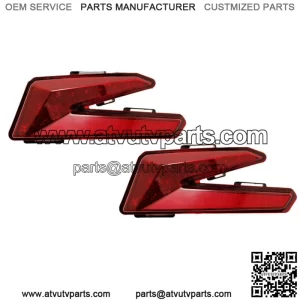 Pair Turbo R LED Brake Tail Light Red 710004744 For 2017-2021 Can-Am Maverick X3