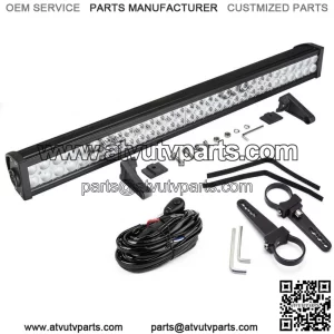 Below Roof Roll Cage Bracket 180W LED Light Bar Fit Kawasaki Mule Teryx Teryx4 (For: More than one vehicle)