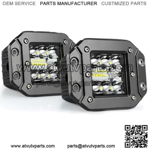 For 1994-2000 Honda FourTrax 300 LED Fog Light Pods Spot Beam Flush Mount 5" (For: More than one vehicle)