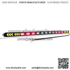 32" Rear LED Chase Light Bar w/Reverse Turn For Polaris RZR XP1000 Can-am X3 Max (Fits: Yamaha Rhino 660)