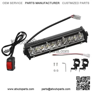 LED Headlight Light Bar + Switch For Yamaha Raptor 700 R 125 250 Banshee Blaster