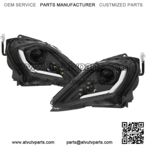 Led Headlights w/ Turn for Yamaha Raptor YFZ 450 450R 450X 700R YFM 250 350 700