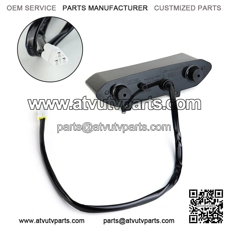 Smoke Lens LED Tail Light Braking Lamp for YAMAHA ATV YFZ450R YFZ 450R 2009-2020 - Image 2