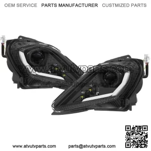 Led Headlights w/ Turn for Yamaha Raptor YFZ 450 450R 450X 700R YFM 250 350 700