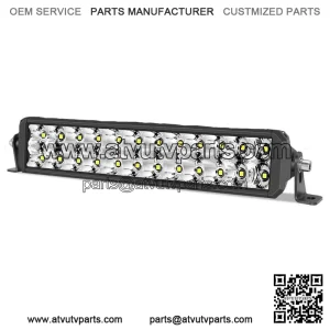 UTV Hood Scoop Mount 14inch LED Work Light Bar Driving FOG For CFMOTO ZForce 950