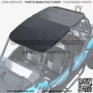 Roof Top for Polaris RZR XP4 1000, Aluminum Heavy Duty Combined Hard Roof Top 4 Seater 4 Door Sun Visor Cover for Polaris RZR 1000 XP 4/ RZR 1000 Turbo 4/ RZR 4 900 2014-2023 Accessories
