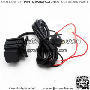 Motorcycle phone waterproof GPS dual USB power port outlet charger