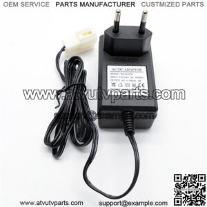 EU Plug / DC 6V 700mA Battery Charger Adapter For Electric Kids Ride on Car Bike Toy