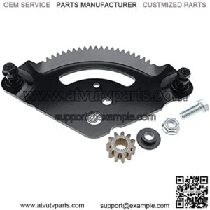 Steering Sector Gear Plate with Shaft Pinion Gear Replacement for Troy Bilt TB2450 TB2246 TB2142 TB1942 1999-2004