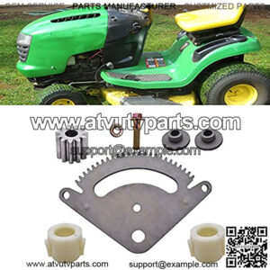 Selective Sector Gear Steering Kit Pinion Gear & Shaft Bushings Replacement for L118 L120 L130